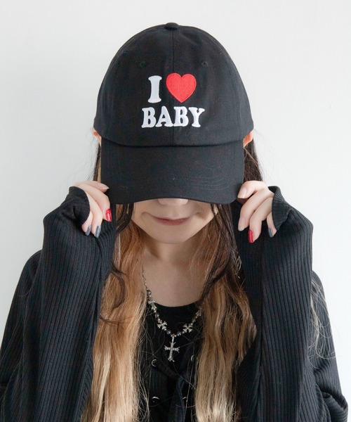 WEGO キャップ 帽子 WEGO/アイラブ刺繍キャップ レディース