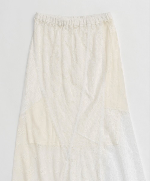 スカート MAISON SPECIAL Volume Onepiece MAISON SPECIAL ワンピース Curl Yarn American Sleeve Maxi