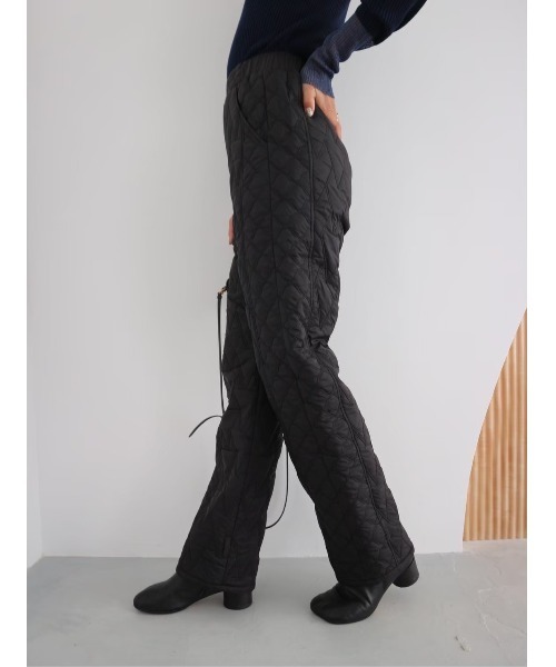 trunc88キルティングパンツ TRUNC 88 パンツ Quilting Straight Pants レディース