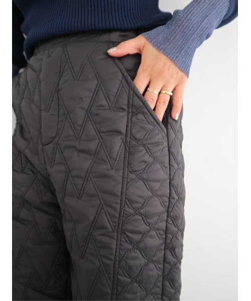 trunc88キルティングパンツ TRUNC 88 パンツ Quilting Straight Pants レディース