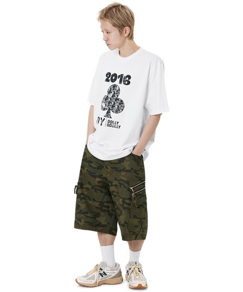 camo cago bermuda SHORTS カモ柄 カーゴショーツ ハーフパンツ メンズ カーゴショーツ ミリタリー 迷彩 カモ柄 五