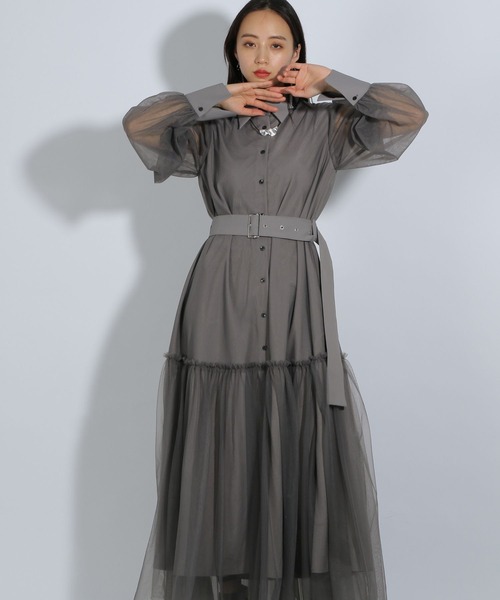 HARE｜チュールティアードワンピース | Rakuten Fashion(楽天