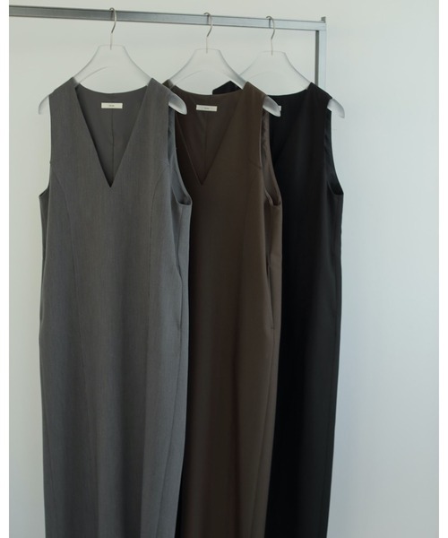 anuke ワンピース anuke ワンピース Cutoff Vneck Onepiece : ZOZOTOWN Yahoo!店