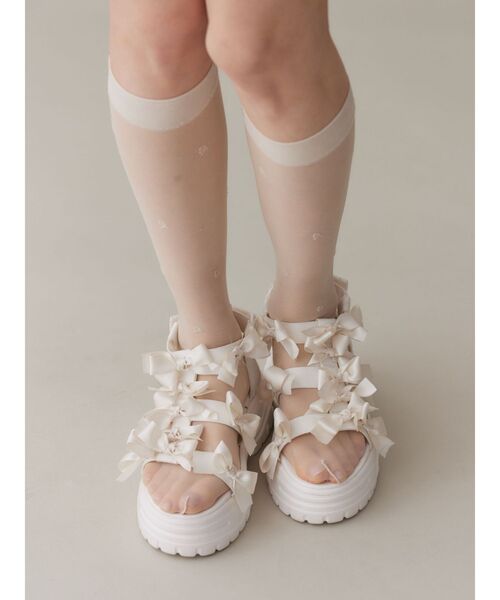 靴 merry jenny ribbon ribbon sandal ribbon ribbon sandal[品番：MKSW0061905]｜merry jenny