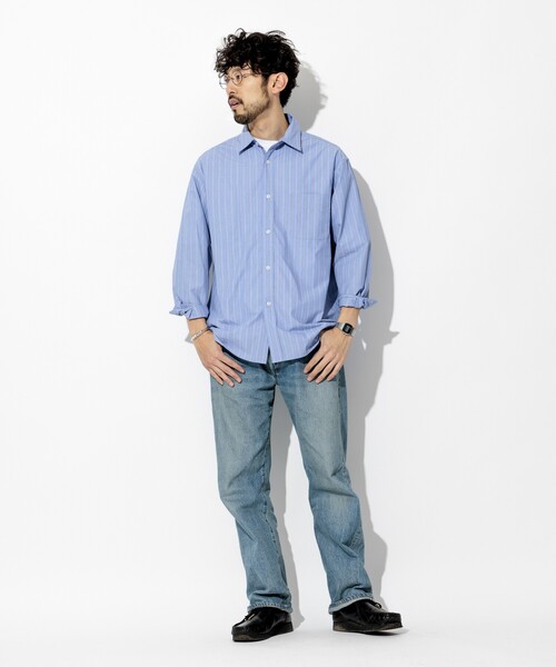 FREAK'S STORE シャツ タイプライター レギュラーカラーロング