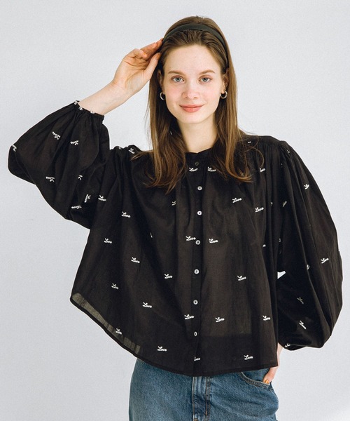 【アーバンリサーチサニーレーベル】Love embroideryブラウス Sonny Label｜Love embroideryブラウス | Rakuten Fashion(楽天