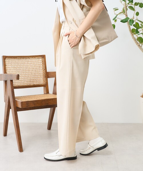 FREAK&#39;S STORE - 【新品未使用】FREAK&#39;S STOREリネンライク ノースリーブセットアップ FREAK'S STORE - 【新品未使用】FREAK'S STOREリネンライク