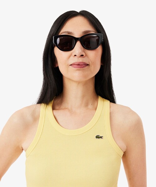 LACOSTE タンクトップ ノースリーブ ワンポイントロゴ