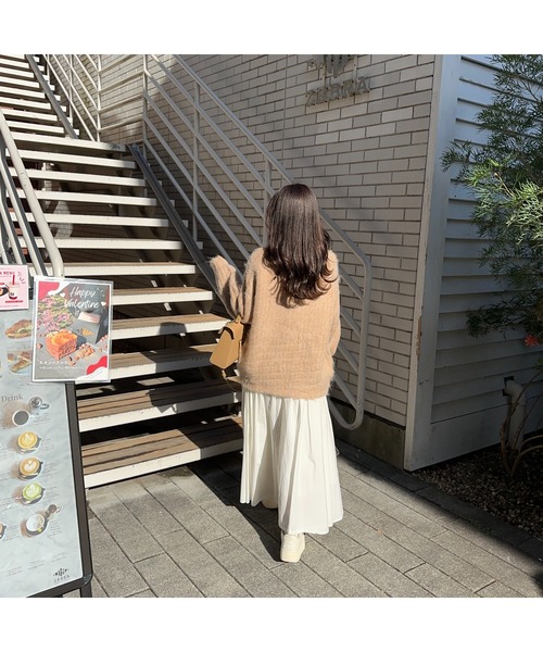 Ogue. カーディガン 「 」 shaggy cardigan outer（シャギー