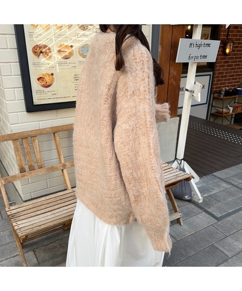 Ogue. カーディガン 「 」 shaggy cardigan outer（シャギー