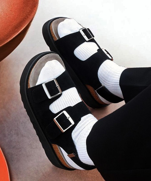 Midland FootWears サンダル WEB限定 ＋5cm ハイソール ダブル