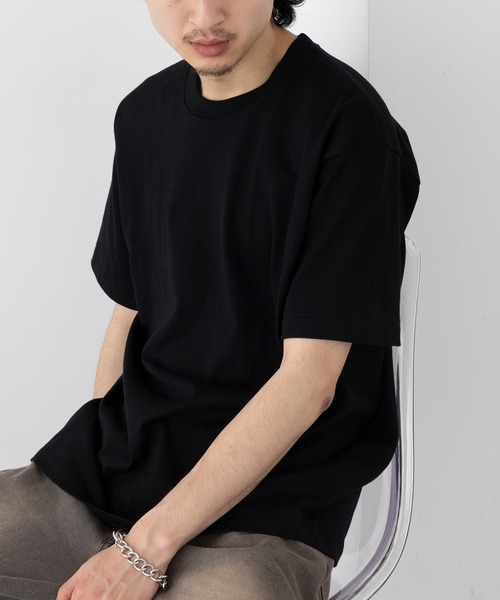 Hanes（ヘインズ） tシャツ 「Hanes」KURO クルーネックTシャツ HM1