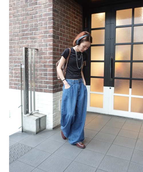 TEEN BOOP ワイドパンツ ジーンズ デニム デニムパンツ 「大人気デニム