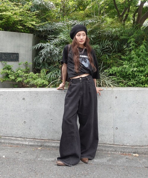 TEEN BOOP ワイドパンツ ジーンズ デニム デニムパンツ 「大人気デニム