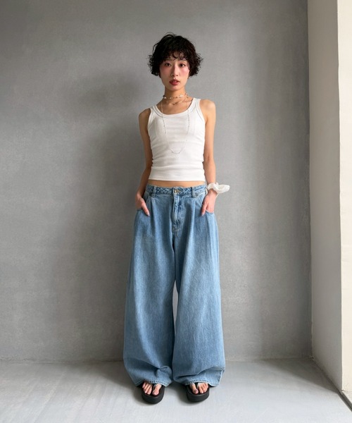TEEN BOOP ワイドパンツ ジーンズ デニム デニムパンツ 「大人気デニム