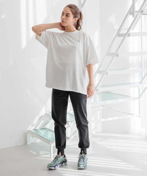 tシャツ 「HEREIAM」速乾/ミラーロゴハーフスリーブTEE レディース メンズ HEREIAM tシャツ 「HEREIAM」速乾/ミラーロゴハーフスリーブTEE