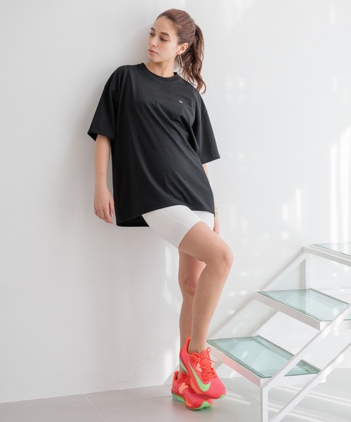 HEREIAM tシャツ 「HEREIAM」速乾/ミラーロゴハーフスリーブTEE