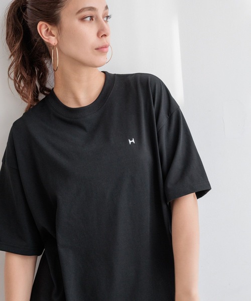 tシャツ 「HEREIAM」速乾/ミラーロゴハーフスリーブTEE レディース メンズ HEREIAM tシャツ 「HEREIAM」速乾/ミラーロゴハーフスリーブTEE