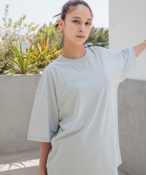 HEREIAM tシャツ 「HEREIAM」速乾/ミラーロゴハーフスリーブTEE