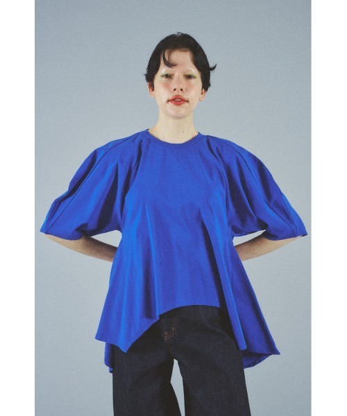 tシャツ Flare hem cut tops　　フレアヘムカットトップス レディース