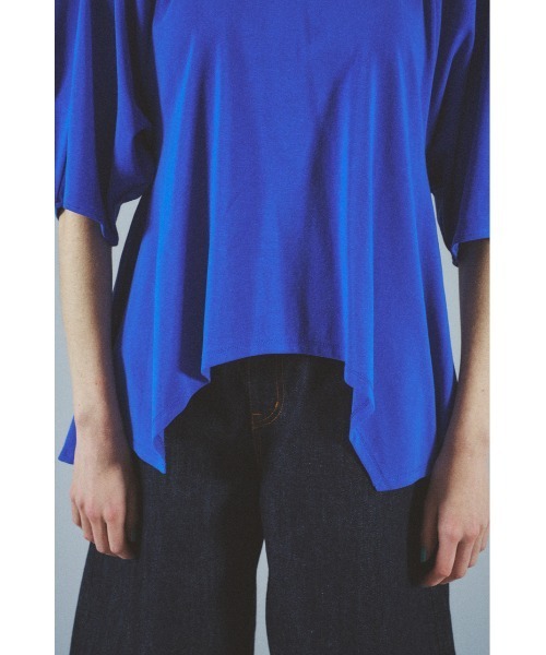 herin.cye カラーブロックフレアトップス HeRIN.CYE Color block flared tops BLK -ファッション通販