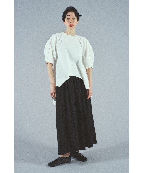 HeRIN.CYE tシャツ Flare hem cut tops フレアヘムカット