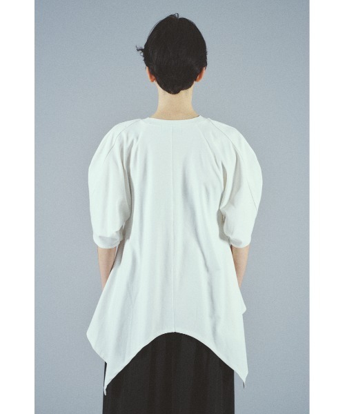 herin.cye カラーブロックフレアトップス HeRIN.CYE tシャツ Flare hem cut tops フレアヘムカット