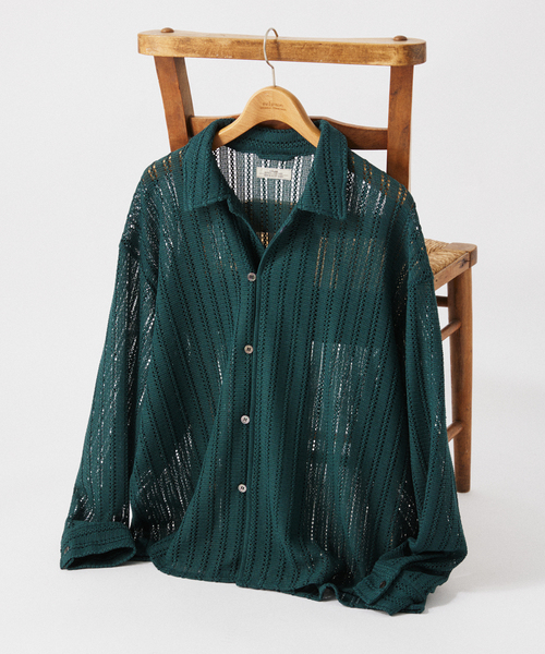 【JOURNAL STANDARD】ジャーナルスタンダード レースシャツ □【TOLIGHT×JOURNALSTANDARD】レースシャツ | ジャーナル