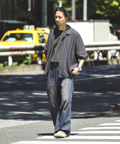 JOURNAL STANDARD relume シャツ ストライプ レースシャツ