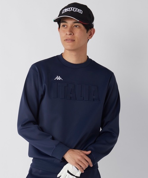 トレーナー スウェット 「Kappa/カッパ」レディースダンボールニットスウェット　ゴルフ レディース Kappa トレーナー スウェット 「Kappa/カッパ」レディース