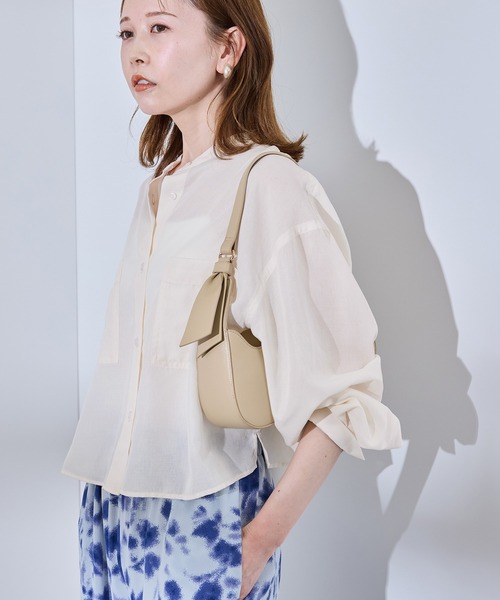 新品未使用 タグ付き※ROPE'【洗える】シアーシャツチュニックシャツブラウス ROPE' PICNIC（ロペ ピクニック） ブラウス シャツ 着丈が選べるバンド