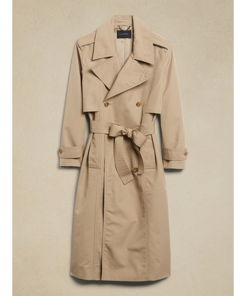 [BANANA REPUBLIC FACTORY STORE] тренчкот X-SMALL бежевый женский 
