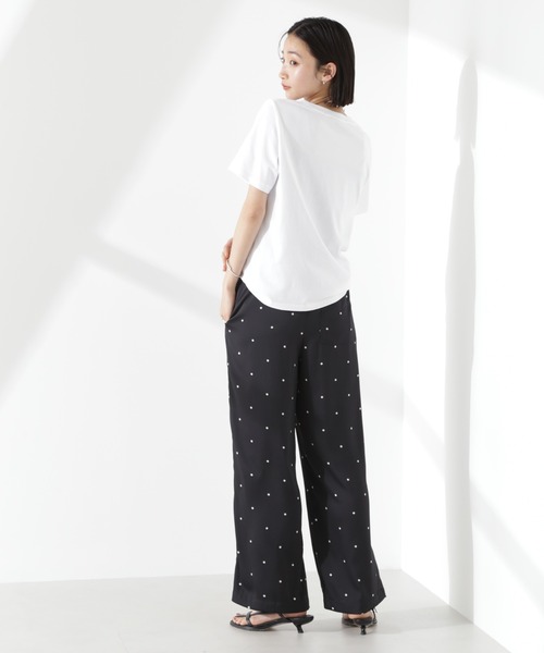 nano universe ドット柄　パンツ AtPARK ＆ DAILYWEAR / ドット プリント パンツ