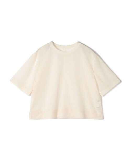 WRW♡ドゥーズィエムクラス*ショートスリーブコットンプルオーバー SHIPS（シップス） tシャツ 「手洗い可能」シアー トリコット ショート
