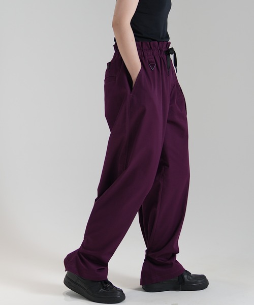 豪奢な ENDRECHERI 「.ENDRECHERI.」 メンズ パープル M カーゴパンツ パンツ