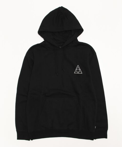 HUF ブラックパーカー　M HUF パーカー CLASSIC FLEECE FULL ZIP HOODIE / ハフ