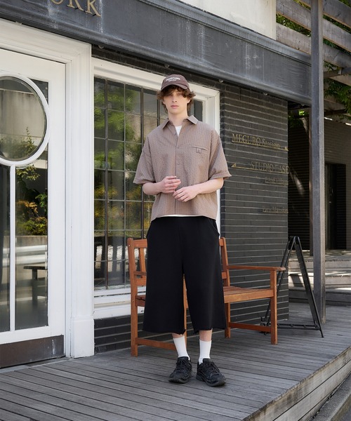 Regen Glanz パンツ sweat shorts/スウェットハーフパンツ メンズ