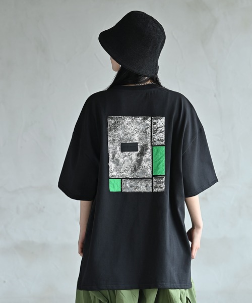 funda mine tシャツ 「日本製」UNISEX フラグメントグリッドTシャツ 