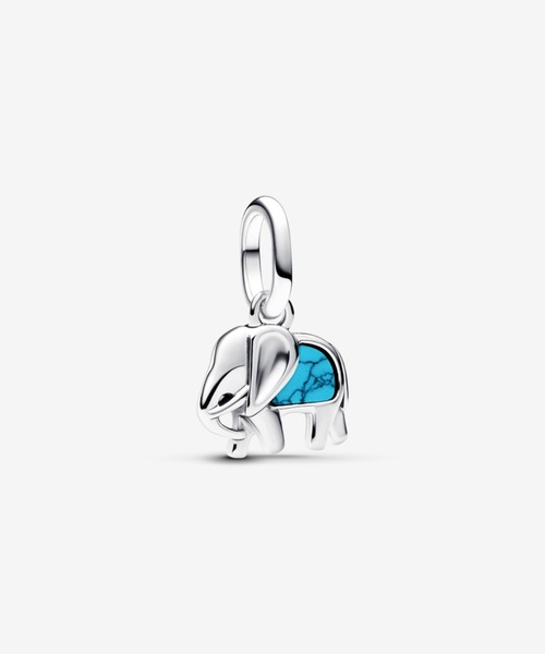 ミラコーエン　スカルチャーム　ターコイズ PANDORA（パンドラ） チャーム ターコイズカラー エレファント