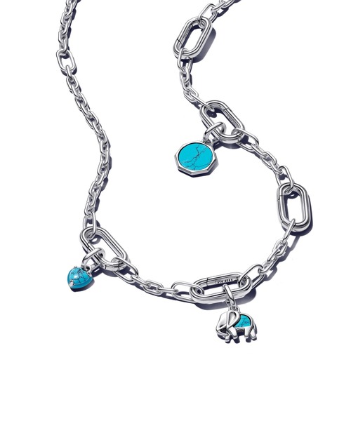 ミラコーエン　スカルチャーム　ターコイズ PANDORA（パンドラ） チャーム ターコイズカラー エレファント