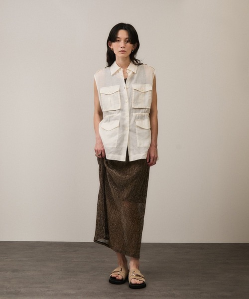 SALON adam et rope'（サロン アダム エ ロペ） スカート シアーラメ