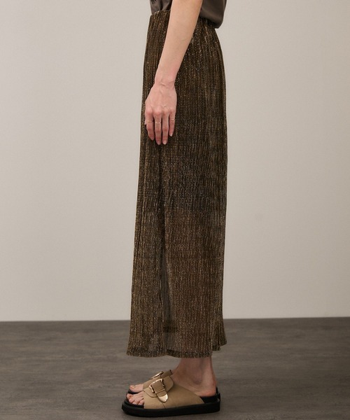 サロン アダム エ ロペ（SALON adam et rope’ ）/シアーラメスカート［ストレッチ］ SALON adam et rope'（サロン アダム エ ロペ） スカート シアーラメ