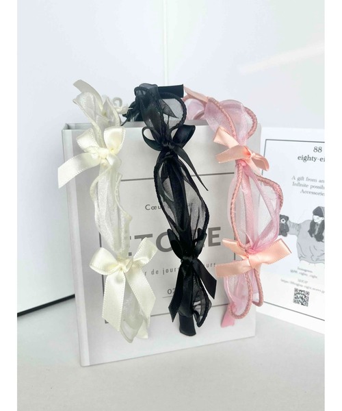 TONE（トネ） カチューシャ 「88eighty-eight」レースリボンプリンセス