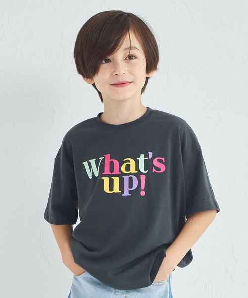 pairmanon（ペアマノン） tシャツ カラフル BIG ロゴTシャツ キッズ