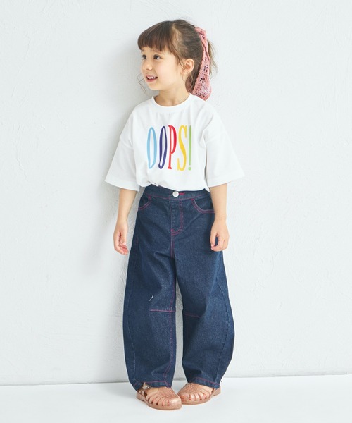 pairmanon（ペアマノン） tシャツ カラフル BIG ロゴTシャツ キッズ