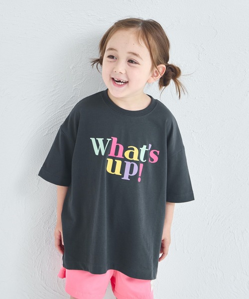 pairmanon（ペアマノン） tシャツ カラフル BIG ロゴTシャツ キッズ