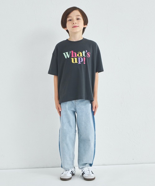 pairmanon（ペアマノン） tシャツ カラフル BIG ロゴTシャツ キッズ