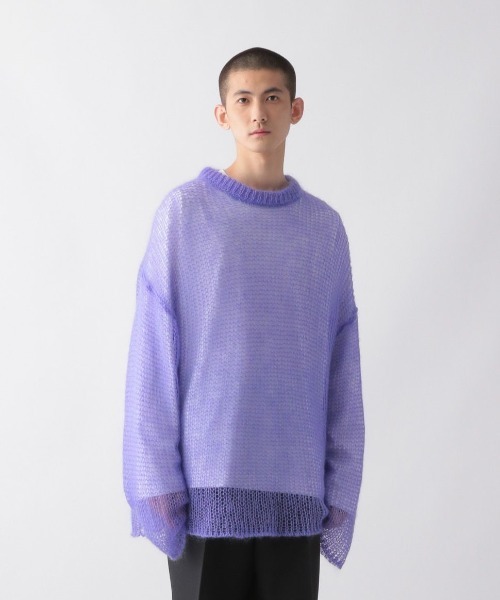 STERNBERG（スタンバーグ） 長袖ニット LARGE ラベンダー メンズ