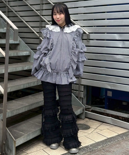 Candy Stripper（キャンディーストリッパー） パンツ FRILL LACE FLARE