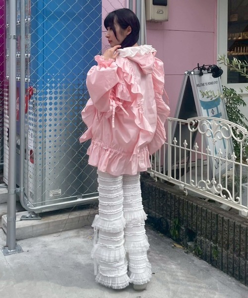 Candystripper♥ピンク★フリルレースパンツ Candy Stripper（キャンディーストリッパー） パンツ FRILL LACE FLARE